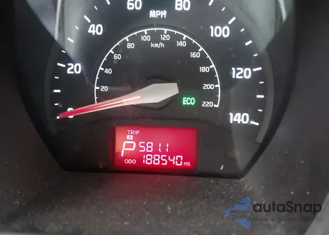 2013 Kia Rio Lx из США, поврежденный, VIN KNADM4A33D6256655